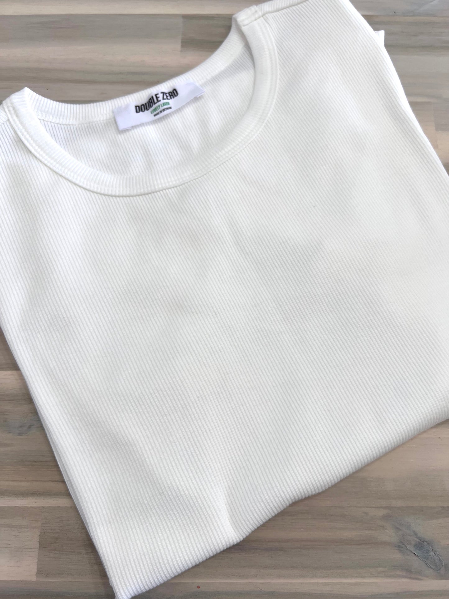 basic white tee