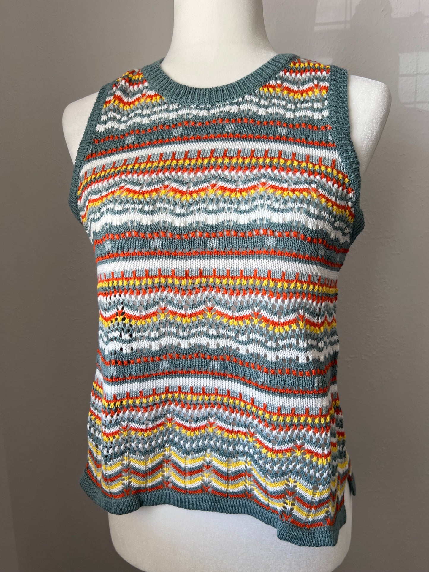 popsicle knit tank top